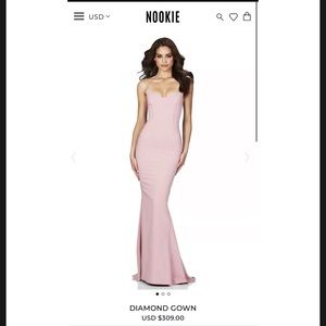 Nookie Diamond Gown NWT XS